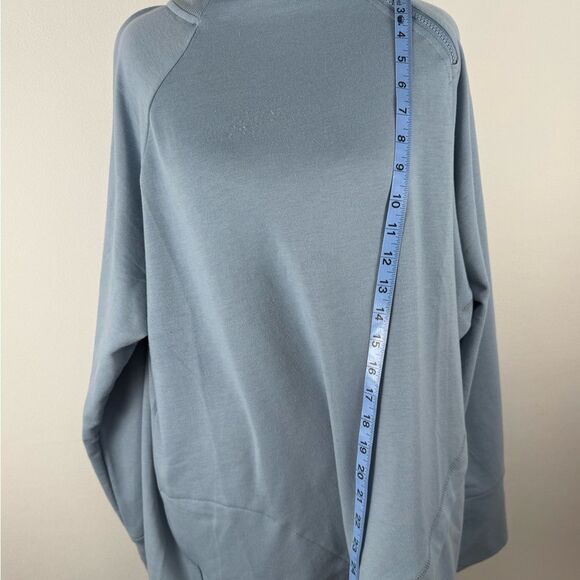 Jones New York Soft Blue zip up neck sweatshirt women’s 1x - Picture 9 of 12